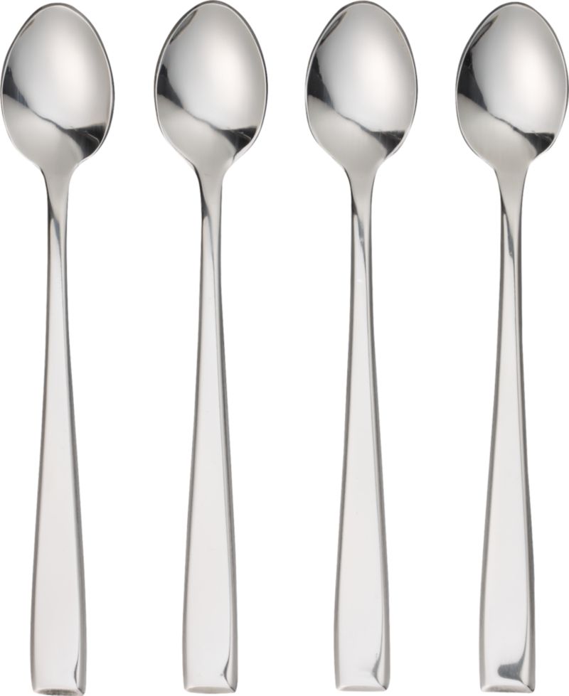 Set of 4 Iced Tea Spoons