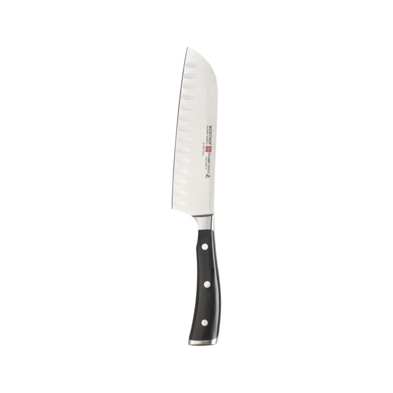 Wüsthof® Ikon 7" Hollow Ground Santoku Knife