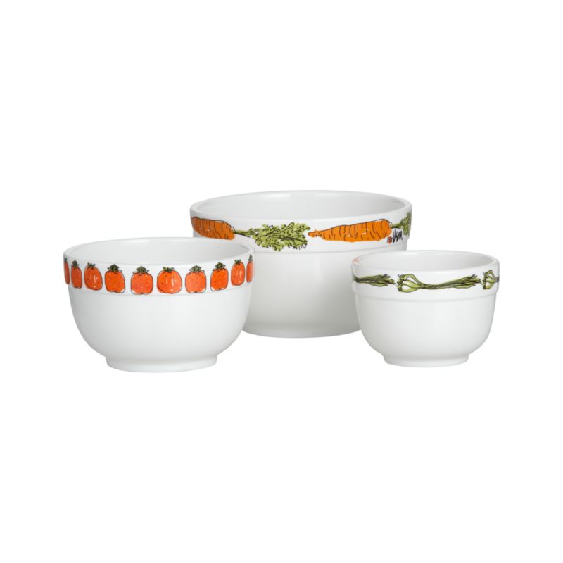 3-Piece Insalata 4"-6" Prep Bowl Set