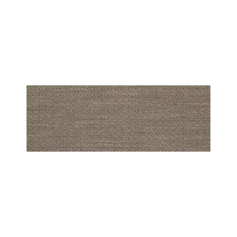Island Graphite Chevron 3'x8' Runner