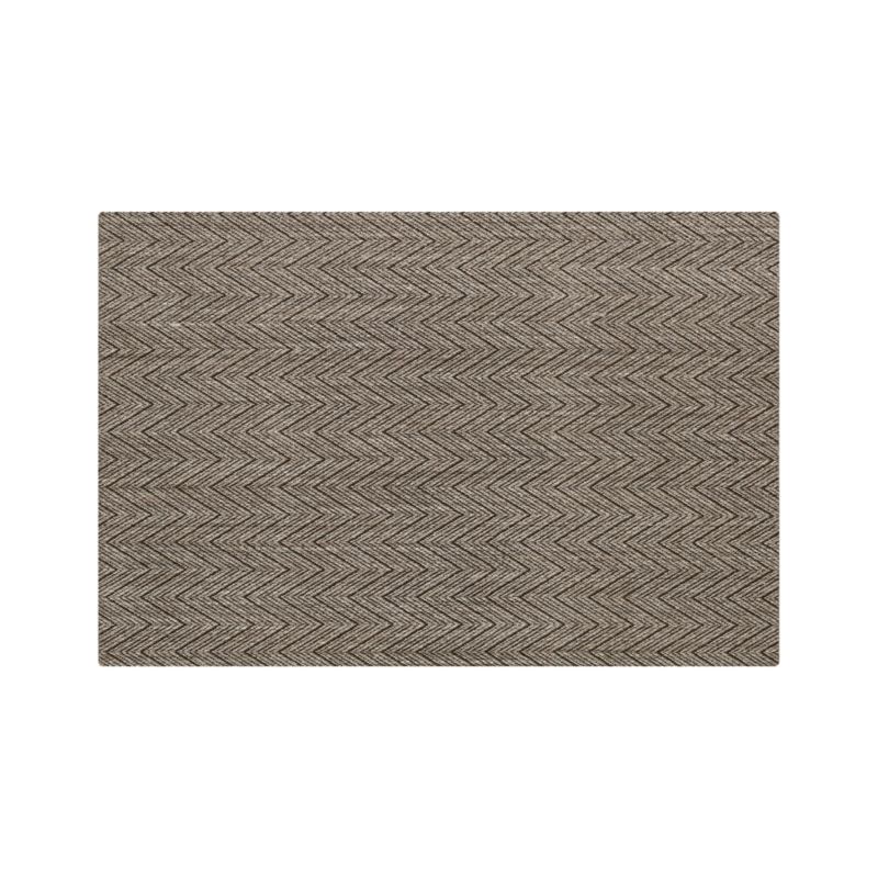 Island Graphite Chevron 4'x6' Rug