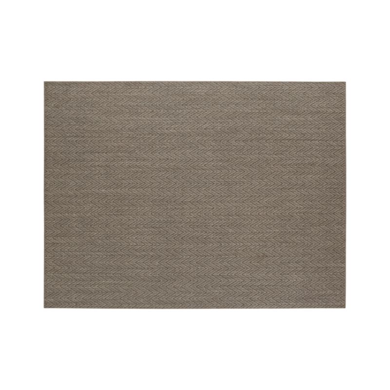 Island Graphite Chevron 9'x12' Rug