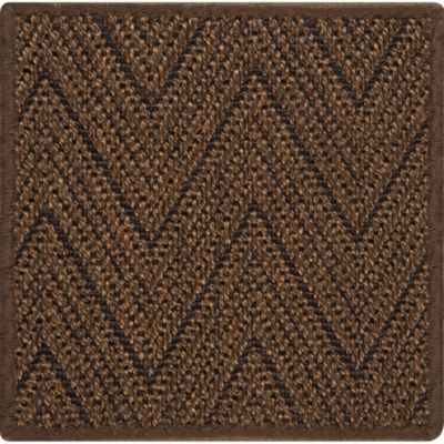 Island Chevron Bronze 12 sq. Rug Swatch
