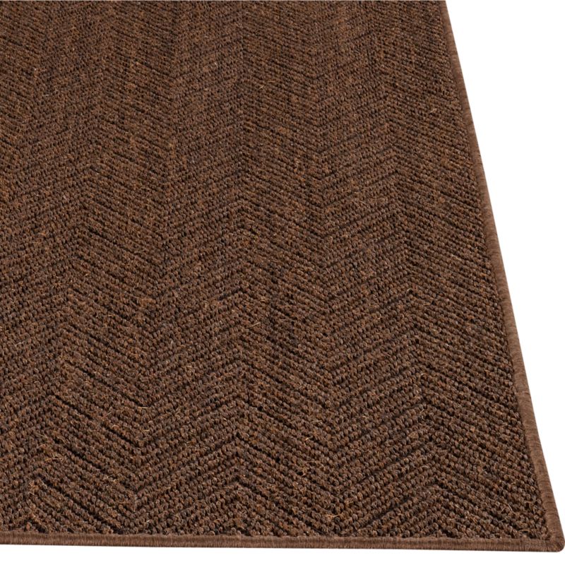 Island Chevron Bronze 3'x8' Runner