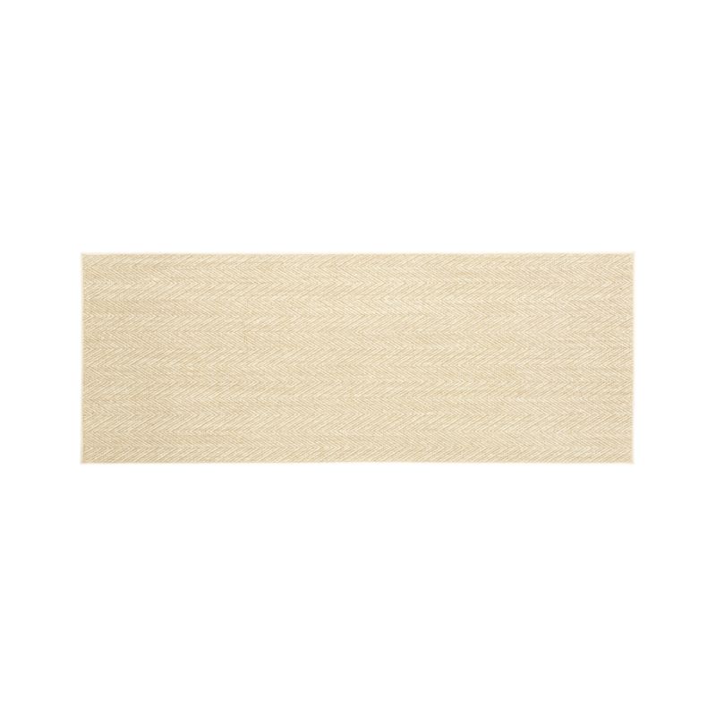 Island Chevron Cream 3'x8' Runner