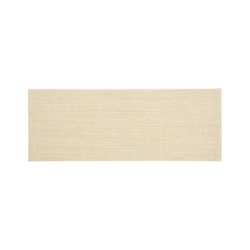 Island Grid Cream 3'x8' Runner
