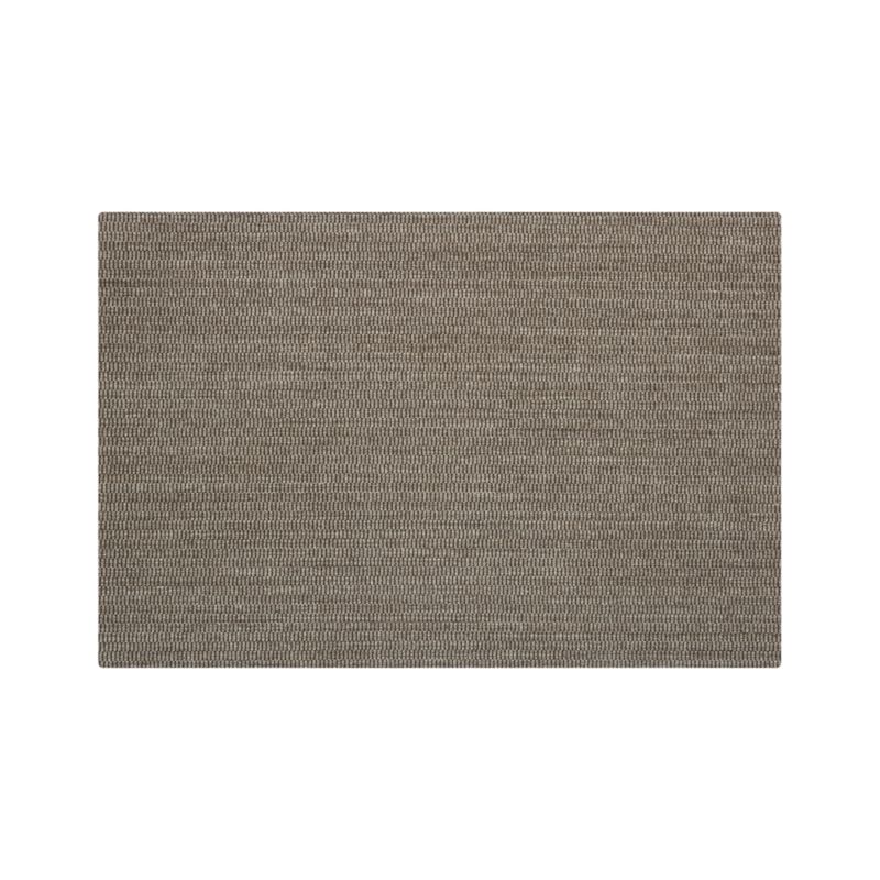 Island Graphite Grid Rug