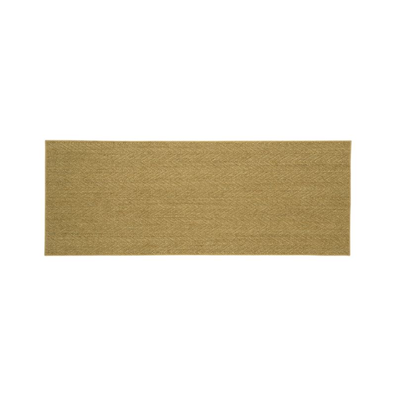 Island Chevron Honey 3'x8' Runner