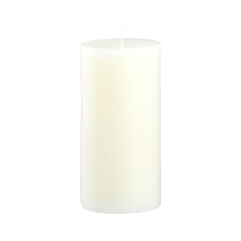 Ivory Pillar Candle. 3"dia.x6"H