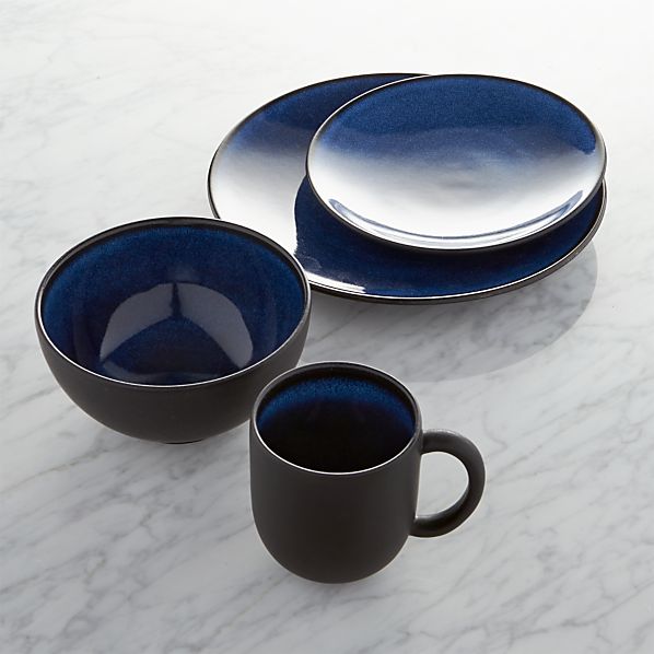 Jars Tourron Blue 4Piece Place Setting