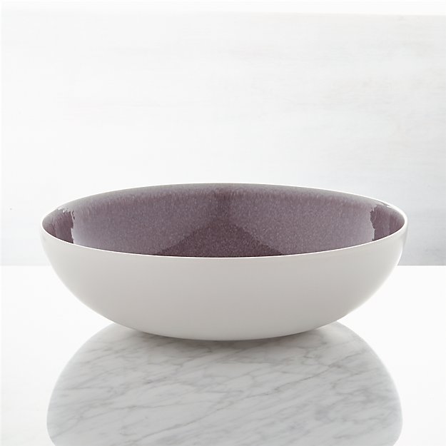 Jars Tourron Purple Serving Bowl Crate and Barrel