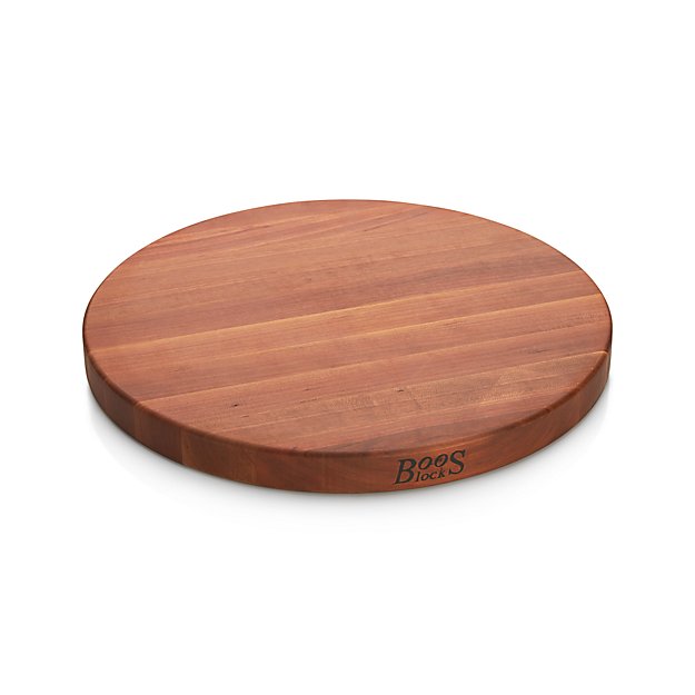 John Boos 18x15 Edge Grain Cherry Cutting Board Crate And Barrel 