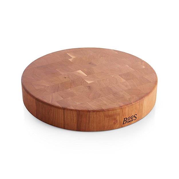 John Boos 18x3 End Grain Cherry Cutting Board Crate And Barrel 