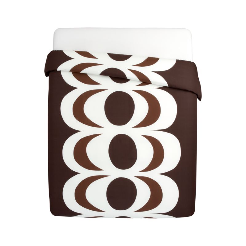 Marimekko Kaivo Chocolate Full/Queen Duvet Cover