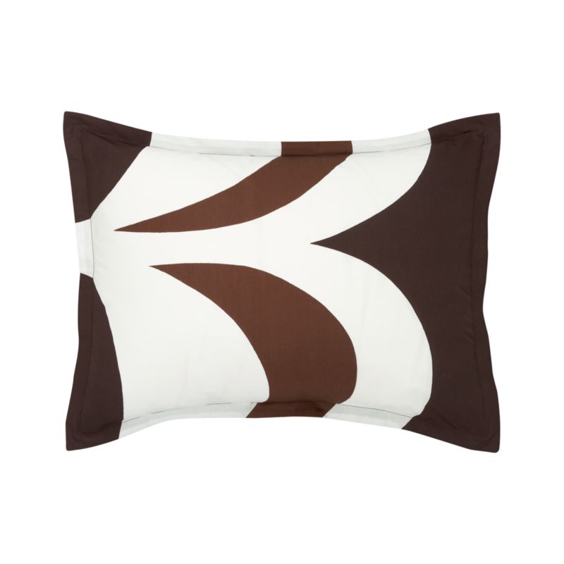Marimekko Kaivo Chocolate Standard Sham