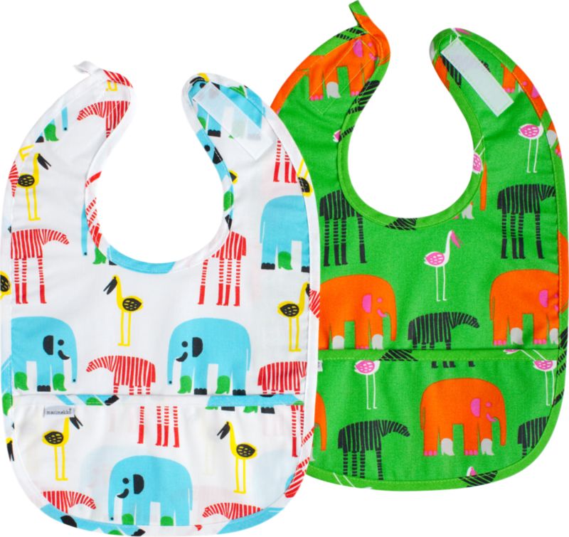 Set of 2 Marimekko Karkulaiset Bibs