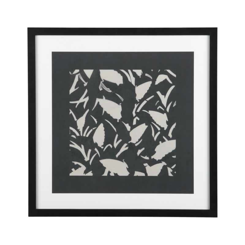 Katagami Mulberry Leaf Print