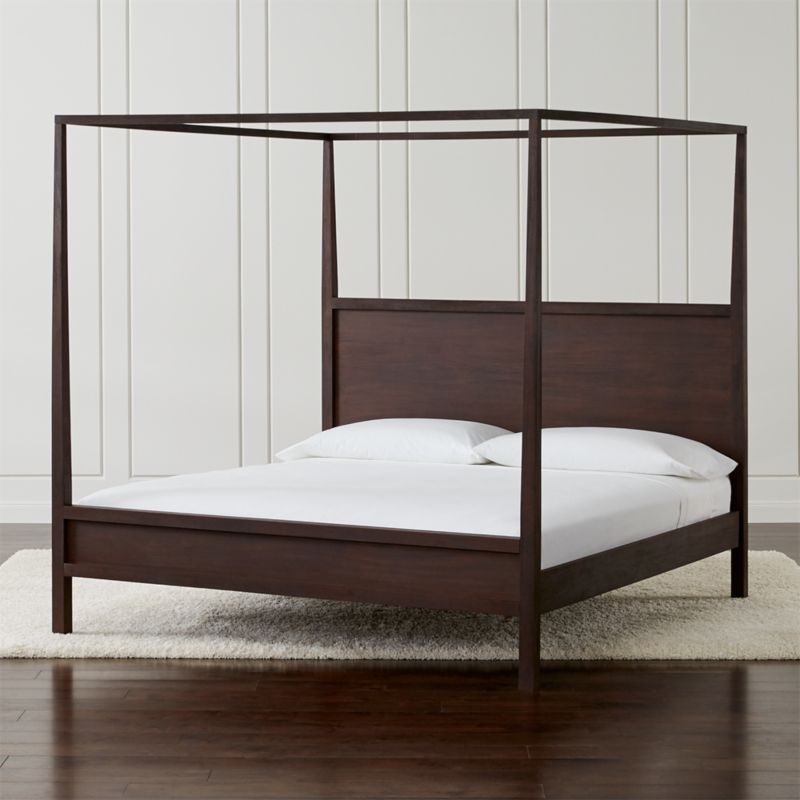 Keane King Canopy Bed Crate and Barrel