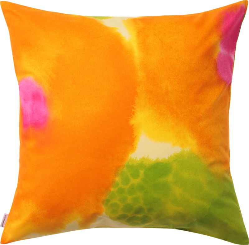 Marimekko Kehäkukka Orange and Yellow 20" Pillow