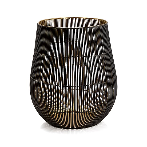 Kent Wire Large Hurricane Candle Holder Crate and Barrel