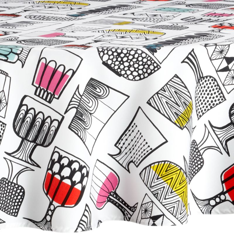 Marimekko Kippis 72" Round  Tablecloth