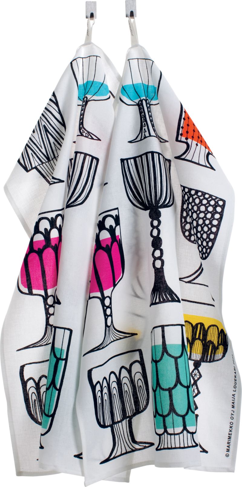 Marimekko Kippis Dishtowels Set of Two