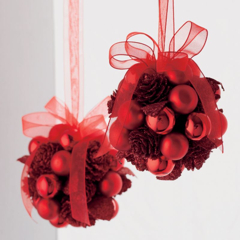 Glass Kissing Ball