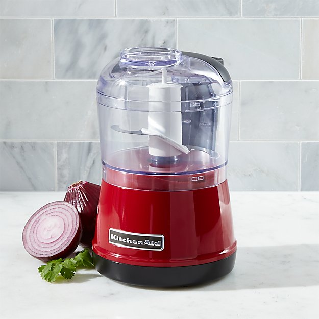 KitchenAid ® Empire Red 3.5Cup Food Chopper Crate and Barrel