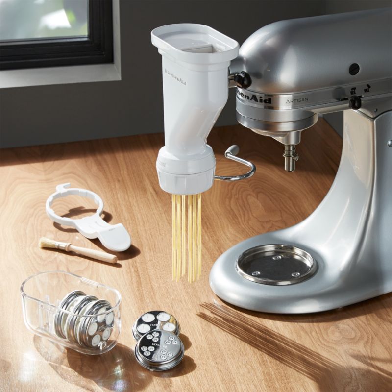 BlokWRX 6-in-1 Pasta Maker Attachment For KitchenAid Mixers | Makes Spaghetti, Macaroni, Fusilli & More