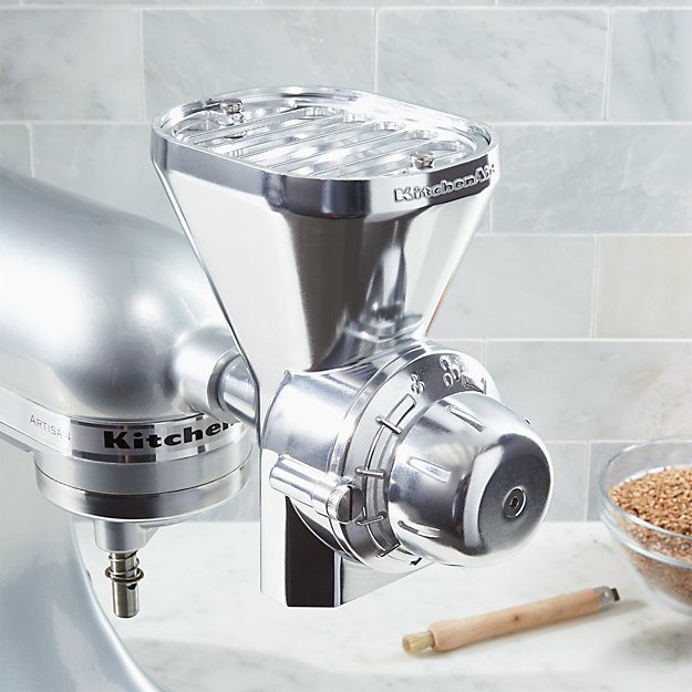 KitchenAid Grain Mill Attachment + Reviews Crate and Barrel
