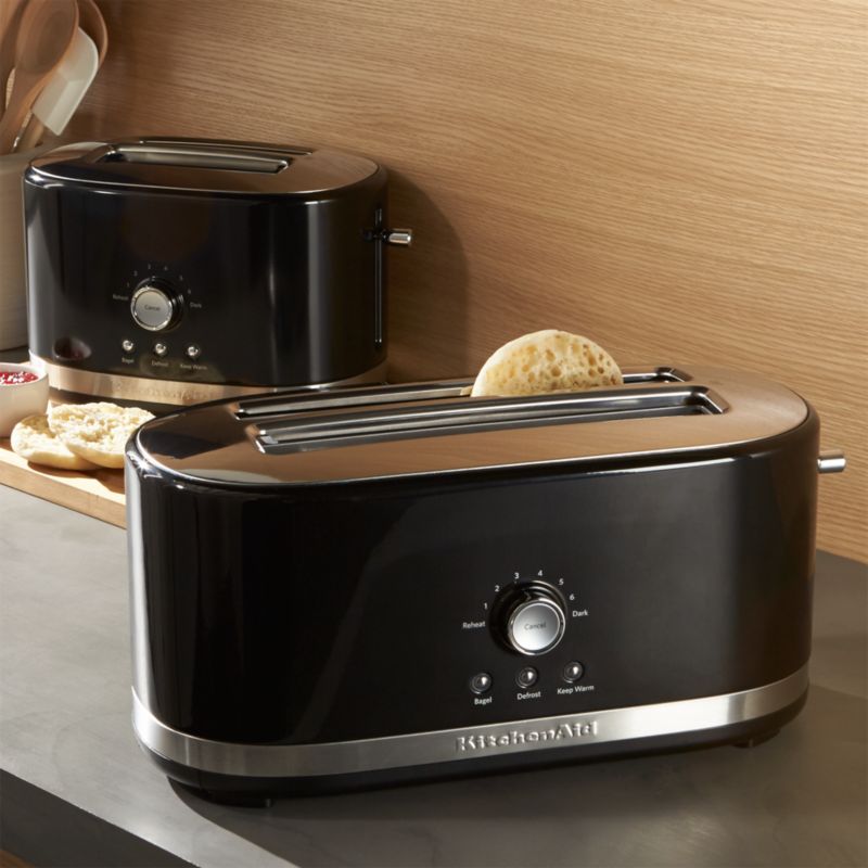 KitchenAid ® Onyx Black Toasters Crate and Barrel