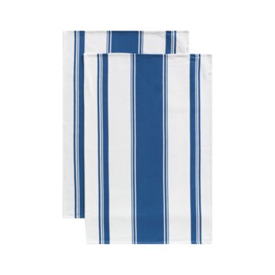 Set of 2 Kitchenette Indigo Dishtowels