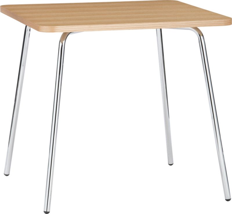 Kitchenette Light Oak Square Table