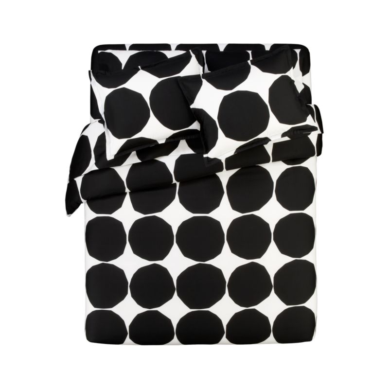 Marimekko Kivet Black Bed Linens