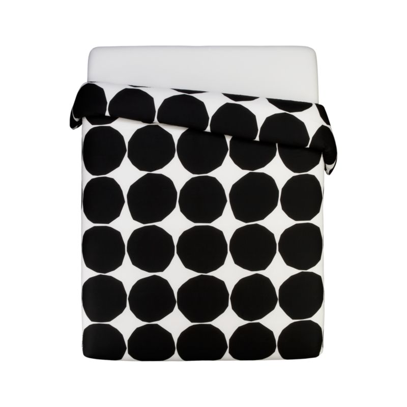 Marimekko Kivet Black Twin Duvet Cover