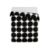KivetBlackDuvetWhtShtS12
