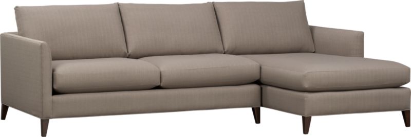 Klyne 2-Piece Sectional (Right Arm Chaise, Left Arm Apartment Sofa)