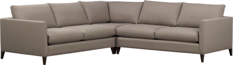 Klyne 3-Piece Sectional (Left Arm Apartment Sofa, Corner, Right Arm Apartment Sofa)