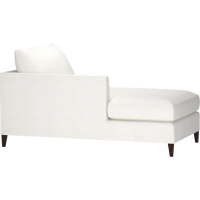 Klyne Slipcovered Left Arm Chaise