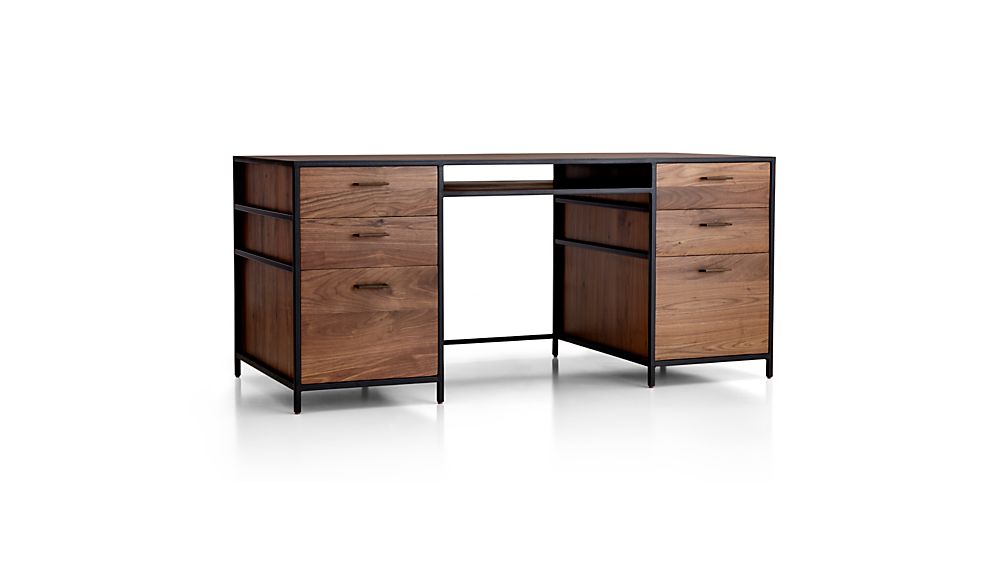 Knox Executive Desk Crate and Barrel