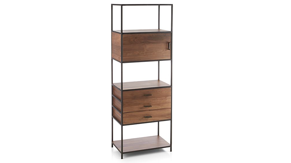 Knox Tall Storage Bookcase Crate and Barrel