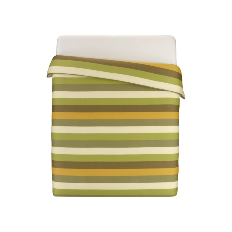 Quinn King Duvet Cover in All Decorative Bedding | Crate&Barrel 