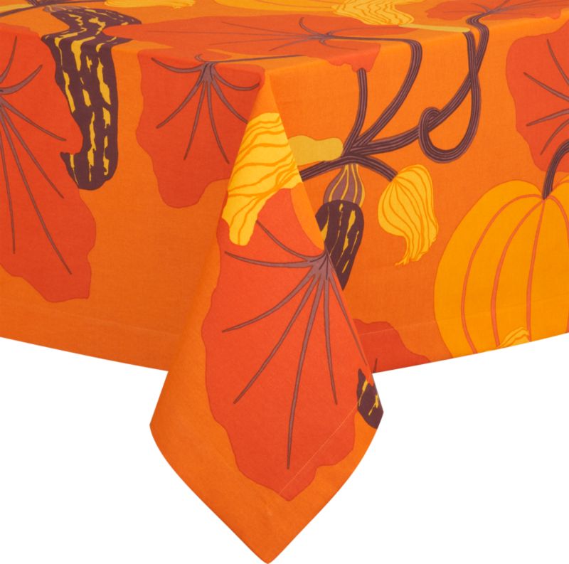 Marimekko Kumina Orange 60"x90" Tablecloth