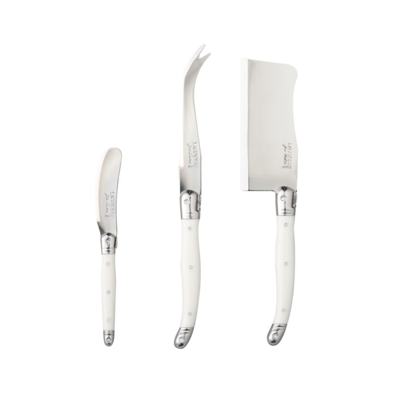 Laguiole® White Cheese Set