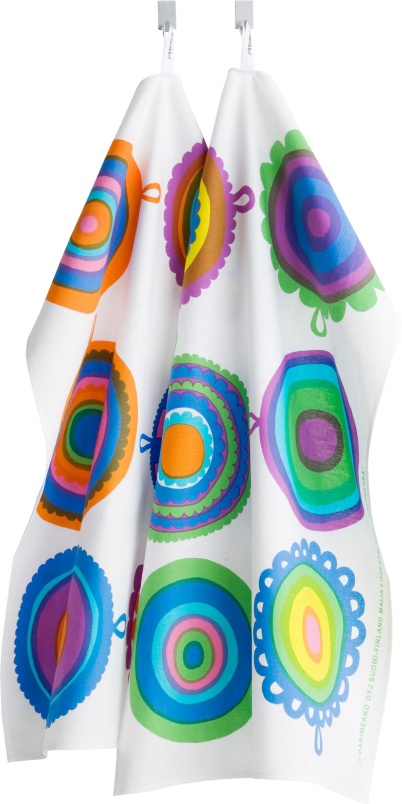 Set of 2 Marimekko Lappuliisa Dishtowels