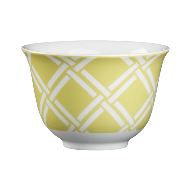 Lattice Green Rice Bowl 4.5"