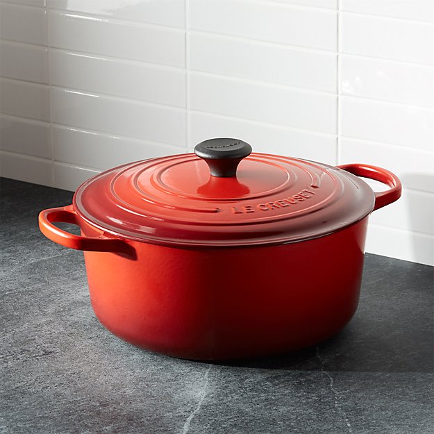 Le Creuset ® Signature 7.25 qt. Round Cerise Red French Oven with Lid
