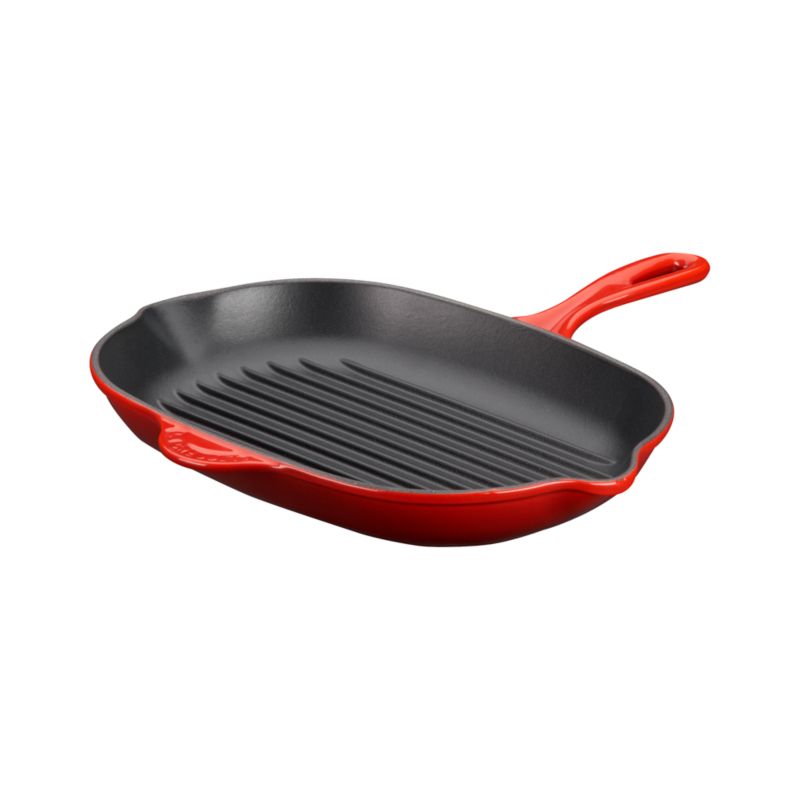 Le Creuset® 15.5" Oblong Cherry Grill Pan
