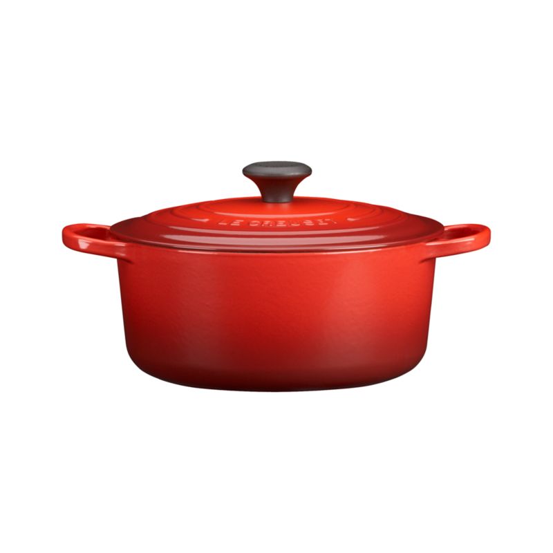 Le Creuset® 5.5 qt. Round Cherry French Oven with Lid