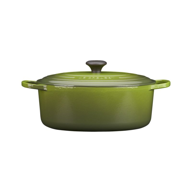 Le Creuset® Oval Spinach French Oven with Lid. 6.75 qt.